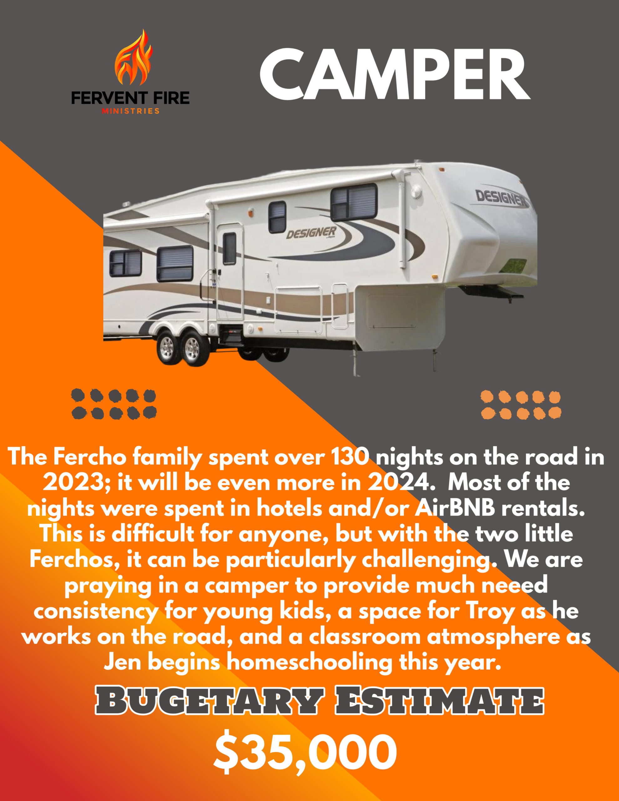 Camper Budgetary Estimate